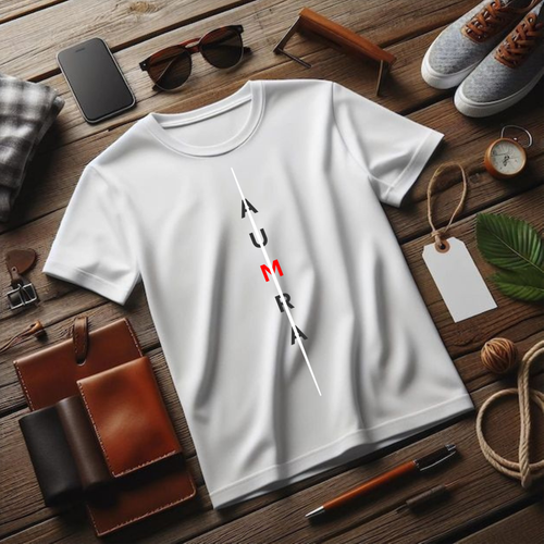 AUMRA Classic White T-Shirt – Premium Minimal Style